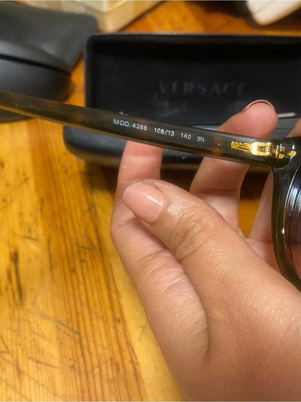Versace authentic sunglasses & Versace case